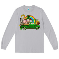 Moon Dust St. Patrick's Day farm animals Long Sleeve Tee - CowGirlArtShop