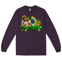 Plum St. Patrick's Day farm animals Long Sleeve Tee - CowGirlArtShop
