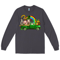 Smoke St. Patrick's Day farm animals Long Sleeve Tee - CowGirlArtShop