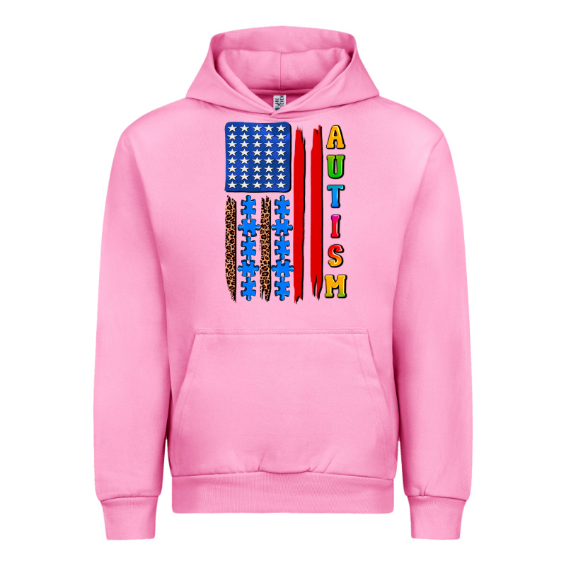 Autism American Flag Urban Hoodie by AdoDesignShop | Teevron