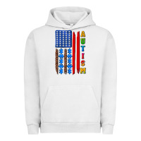 Pigment Lunar Rock autism american flag Urban Hoodie - AdoDesignShop