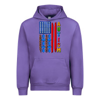 Tulip autism american flag Urban Hoodie - AdoDesignShop
