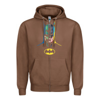 Chestnut B.At.Man 80 Years Many Faces Zipper Hoodie - minhPixels