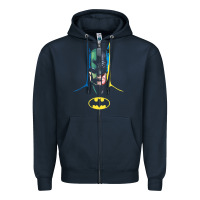 B.at.man 80 Years Many Faces Zipper Hoodie | Teevron