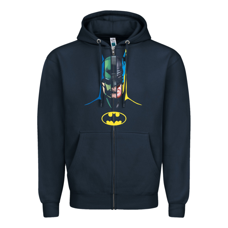 B.at.man 80 Years Many Faces Zipper Hoodie by minhPixels | Teevron