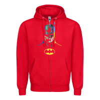 Red B.At.Man 80 Years Many Faces Zipper Hoodie - minhPixels