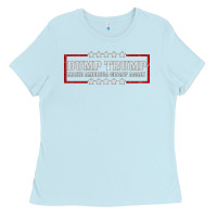 Baby Blue Dump Trump Ladies Tee - Bettercallsaul