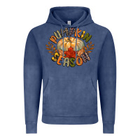 Vintage Denim pumpkin season Vintage Hoodie - CowGirlArtShop