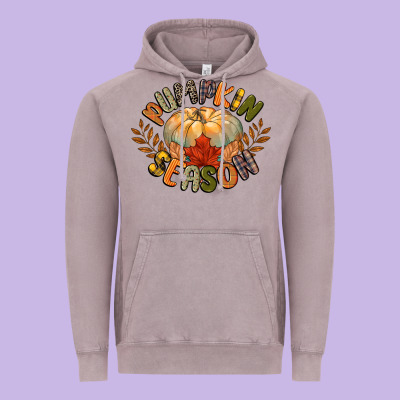 Pumpkin Season Vintage Hoodie Designed By Cowgirlartshop