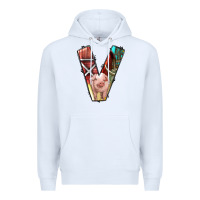 Farm Life Alphabet Lowercase Letters V Premium Hoodie | Teevron