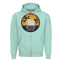 Seafoam Vieques Puerto Rico Zipper Hoodie - minhPixels