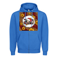 True Royal joy christmas cow Zipper Hoodie - LillyAllenDesigns