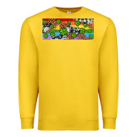 Lemon Western St. Patrick's Day Shamrock Rainbow Premium Sweatshirt - Artiststas