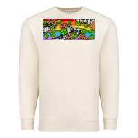 Sandshell Western St. Patrick's Day Shamrock Rainbow Premium Sweatshirt - Artiststas