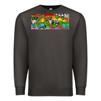 Smoke Western St. Patrick's Day Shamrock Rainbow Premium Sweatshirt - Artiststas