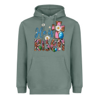 Sage he is risen cross Heavyweight Hoodie - Artiststas