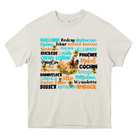 Cream chicken typography Heavy Core Tee - Artiststas