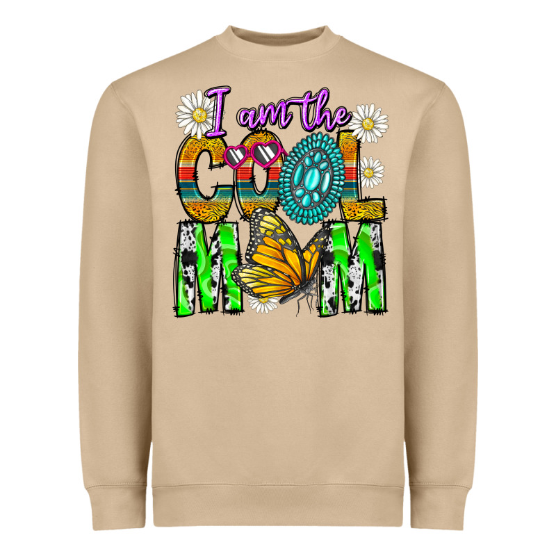 I'm The Cool Mom Heavyweight Sweatshirt by CowhideDigitalArt | Teevron
