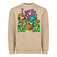 Mushroom I'm The Cool Mom Heavyweight Sweatshirt - CowhideDigitalArt