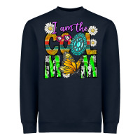 Navy I'm The Cool Mom Heavyweight Sweatshirt - CowhideDigitalArt