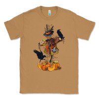 Toasted Coconut Scarecrow with Pumpkin Classic Tee - texasbilliewilder