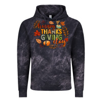 Cloud Black happy thanksgiving day Vintage Hoodie - CowGirlArtShop