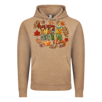Vintage Coffee happy thanksgiving day Vintage Hoodie - CowGirlArtShop