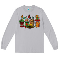 Moon Dust Mexican coffee cups Mexico Long Sleeve Tee - HowdyJamesFarm