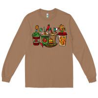 Toasted Coconut Mexican coffee cups Mexico Long Sleeve Tee - HowdyJamesFarm