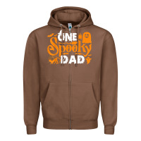 Chestnut one spooky dad funny cat boo dad halloween costume design t shirt Zipper Hoodie - minhPixels