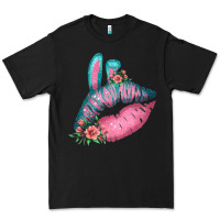 Black Eared Turquoise Pink Easter Lips Premium Tee - Bettercallsaul