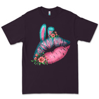 Plum Eared Turquoise Pink Easter Lips Premium Tee - Bettercallsaul