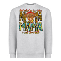 Heather Grey God Gifted Me Two Titles And Mama i Rock Them Both Heavyweight Sweatshirt - CowhideDigitalArt
