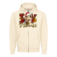 Sandshell joy to the world christmas cow Zipper Hoodie - LillyAllenDesigns