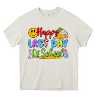 Cream happy last day of school Heavy Core Tee - Artiststas