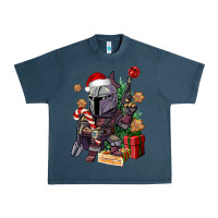 Midnight Navy Christmas gnome Urban Heavy Tee - CowGirlArtShop