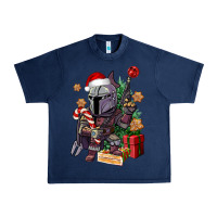Navy Christmas gnome Urban Heavy Tee - CowGirlArtShop