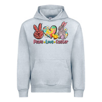 Heather Grey peace love easter Urban Hoodie - AdoDesignShop