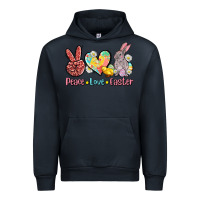 Navy peace love easter Urban Hoodie - AdoDesignShop
