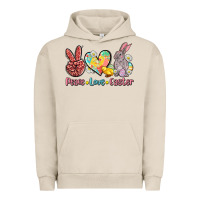 Pigment French Oak peace love easter Urban Hoodie - AdoDesignShop