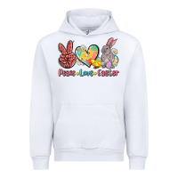 White peace love easter Urban Hoodie - AdoDesignShop