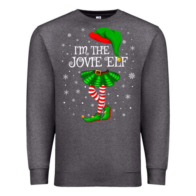 Matching Family Group I'm The Jovie Elf Christmas T Shirt Premium Sweatshirt by minhPixels | Teevron