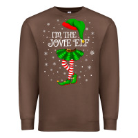 Chestnut matching family group i'm the jovie elf christmas t shirt Premium Sweatshirt - minhPixels