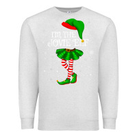 Oatmeal Heather matching family group i'm the jovie elf christmas t shirt Premium Sweatshirt - minhPixels