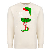 Sandshell matching family group i'm the jovie elf christmas t shirt Premium Sweatshirt - minhPixels