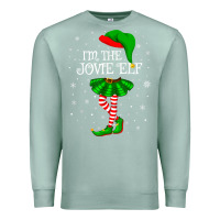 Seafoam matching family group i'm the jovie elf christmas t shirt Premium Sweatshirt - minhPixels