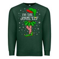 Sports Green matching family group i'm the jovie elf christmas t shirt Premium Sweatshirt - minhPixels