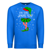 True Royal matching family group i'm the jovie elf christmas t shirt Premium Sweatshirt - minhPixels