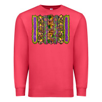 Cardinal mardi gras fleur de lis mask leopard glitter  brushstrokes Premium Sweatshirt - Artiststas