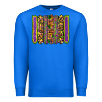 True Royal mardi gras fleur de lis mask leopard glitter  brushstrokes Premium Sweatshirt - Artiststas